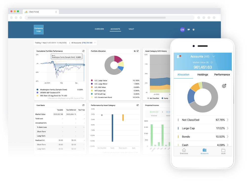 Client Portal & Mobile App